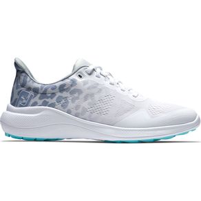 FootJoy Women\'s Flex Spikeless Golf Shoes 7005854-White/Gray/Multi  Size 6.5 M, white/gray/multi