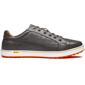Royal Albartross Men\'s Club Croco Spikeless Golf Shoes 7007025-Gray  Size 11 M, gray