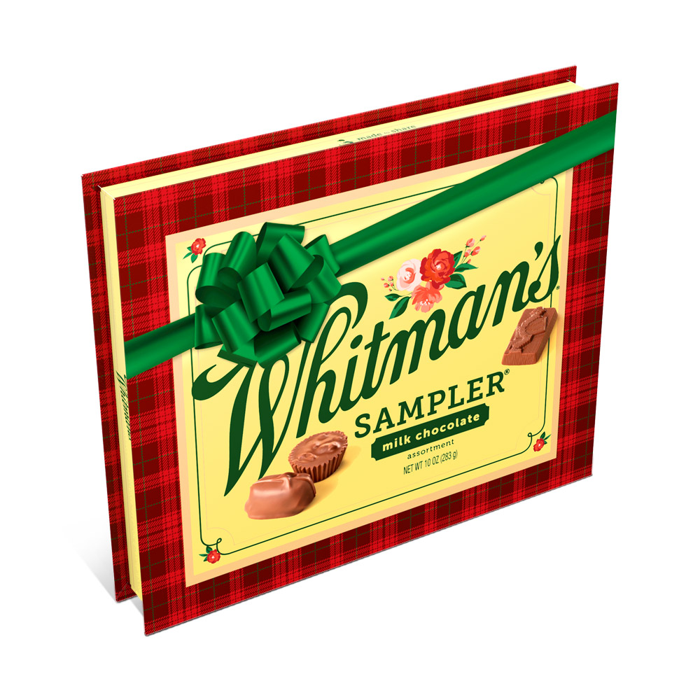 whitman's sampler® assorted milk chocolates, 10 oz. box
