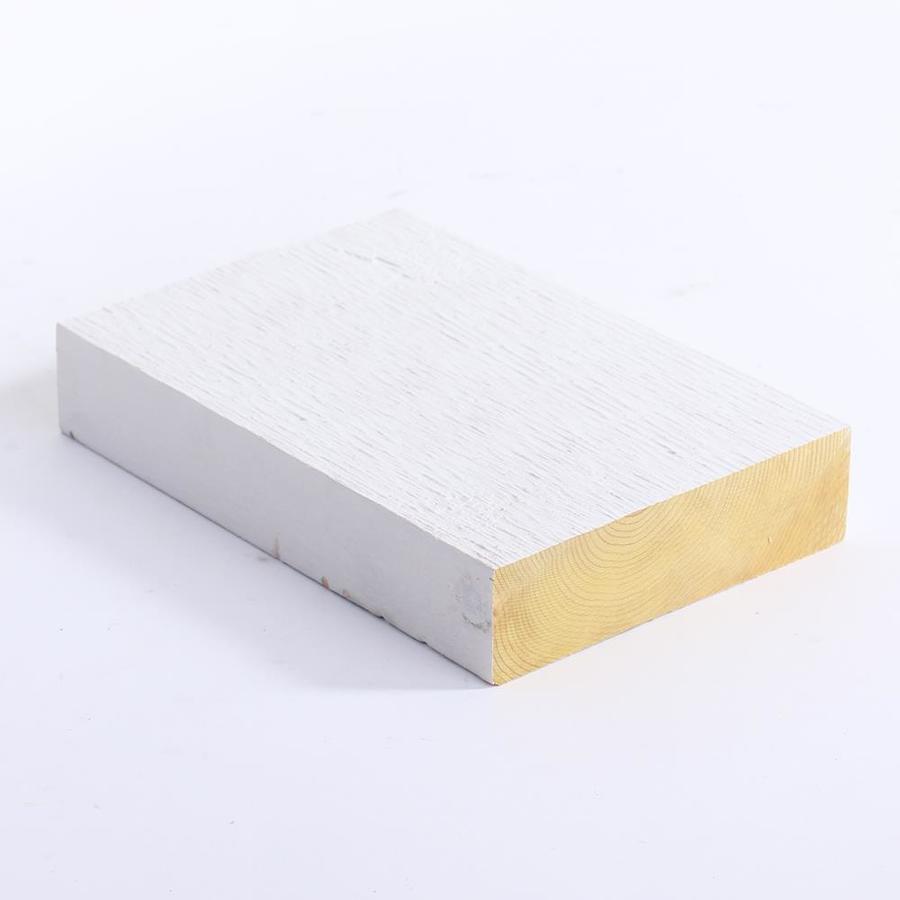 Woodtone 2-in x 8-in x 12-ft RealTrim Plus Square Primed Spruce Pine Fir Board | 284476