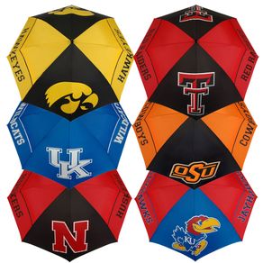 Team Effort NCAA Windsheer Hybrid Umbrella 783236-University of Kansas Jayhawks  Size 62\