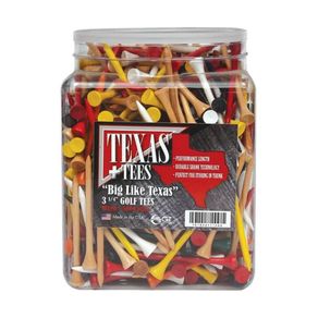 GT Golf Supplies Texas Jar Of Tees  Size 2 3/4\