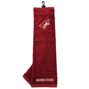 NHL Embroidered Scrubber Towel 916471-Arizona Coyotes