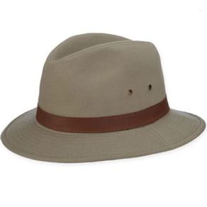 Dorfman Pacific Men\'s Twill Safari Hat 917502-Khaki  Size xl, khaki