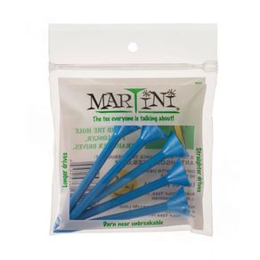 Martini Tees 3 1/4â - 5PC 924115-Blue  Size 5 pk, blue