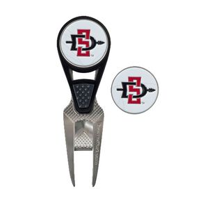 NCAA Repair Tool and Ball Marker 928953-San Diego State Aztecs