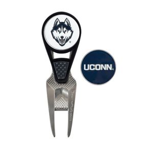 NCAA Repair Tool and Ball Marker 934698-University of Connecticut Huskies