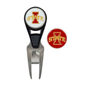 NCAA Repair Tool and Ball Marker 934701-Iowa State Cyclones, Iowa State Cyclones