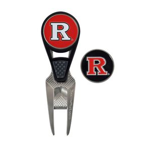 NCAA Repair Tool and Ball Marker 934712-Rutgers University Scarlet Knights