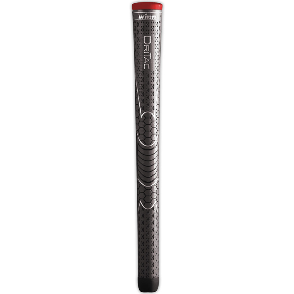 Winn Dri-Tac AVS Standard Grips, Black/Red