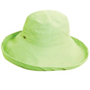 Dorfman-Pacific Cotton Upturn Sun Big Brim Women\'s Hat 953812-Mint  Size one size fits most, mint