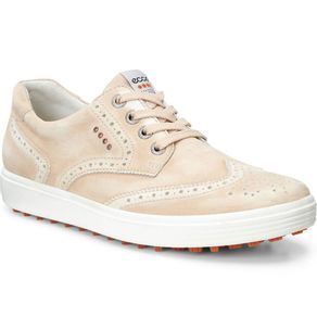 ECCO Women\'s Casual Hybrid II Spikeless Golf Shoes 964814-Sesame  Size euro35, sesame
