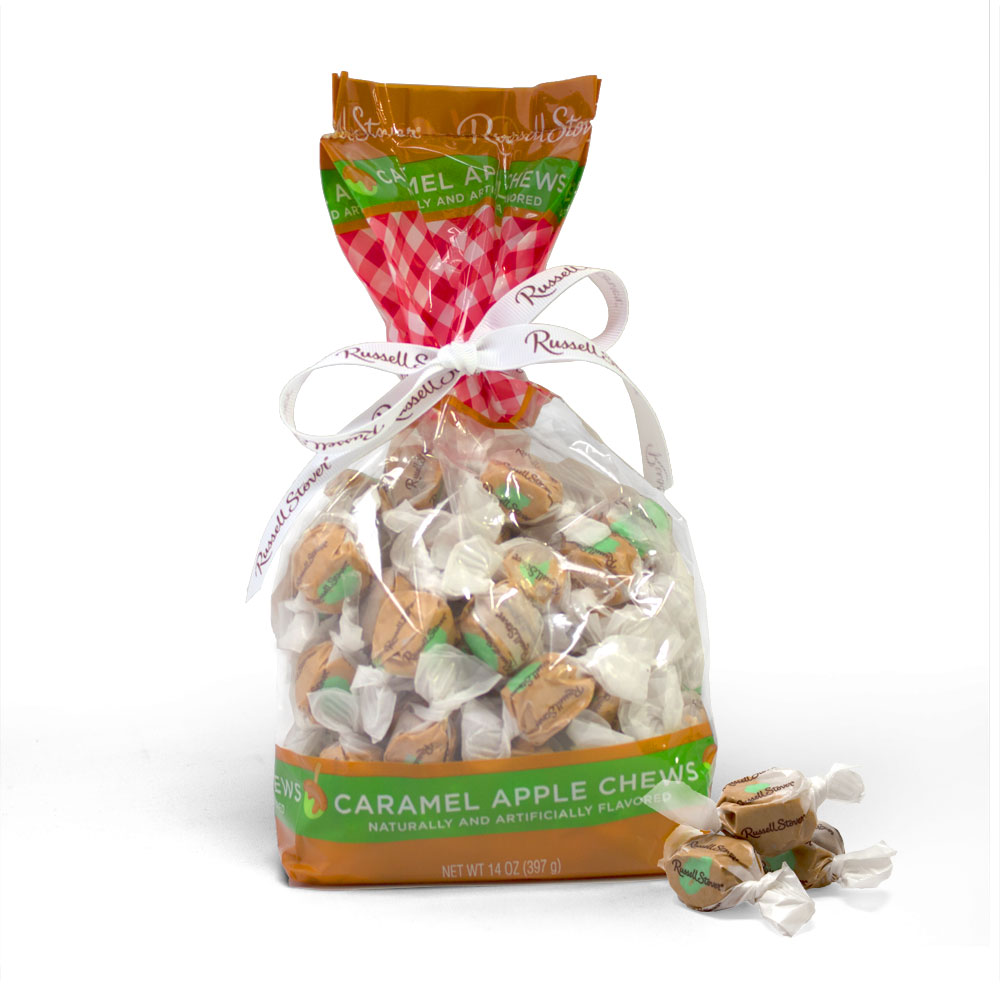 caramel apple taffy, 14 oz. bag | candies | chocolates | by russell stover