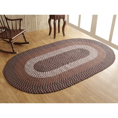 Fontenay Braided Chocolate Area Rug August Grove® Rug Size: Rectangle 1'8