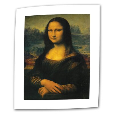 Mona Lisa by Leonardo Da Vinci Painting Print on Rolled Canvas ArtWall Size: 48