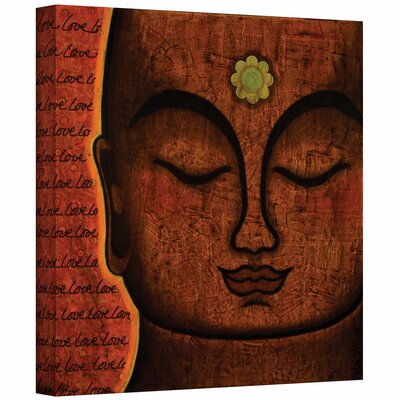 'Love' by Gloria Rothrock Painting Print on Wrapped Canvas ArtWall Size: 18
