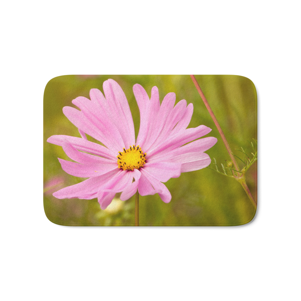 Pink Cosmo Bath Mat by theflowersh0p