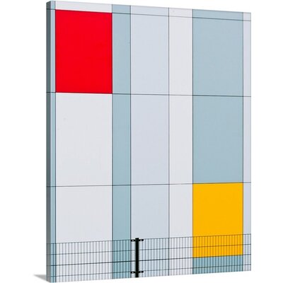 Mondrian Style by Henk Van Maastricht Graphic Art on Canvas Canvas On Demand