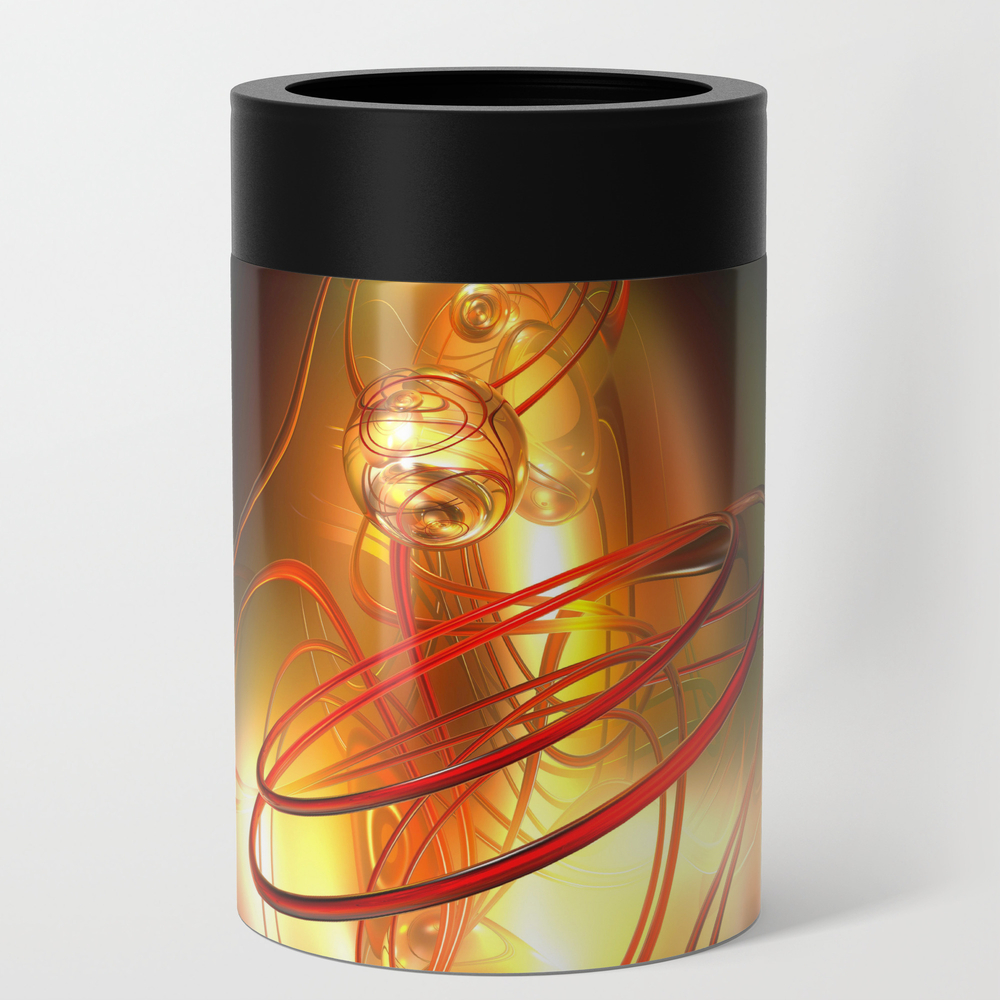 3D Abstract Sculpture Ultra HD Can Cooler by hires