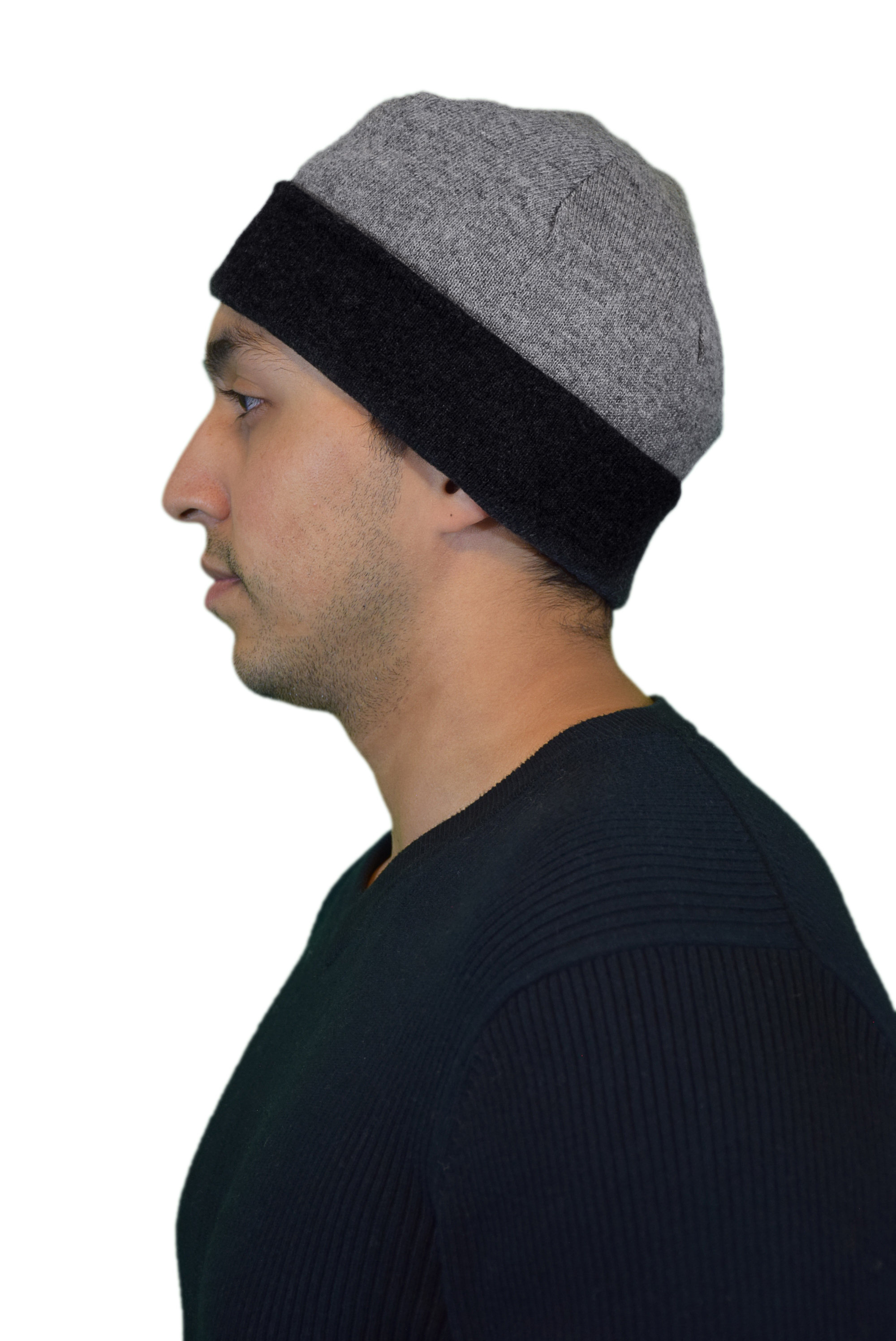 Pure Cashmere Reversible Toque