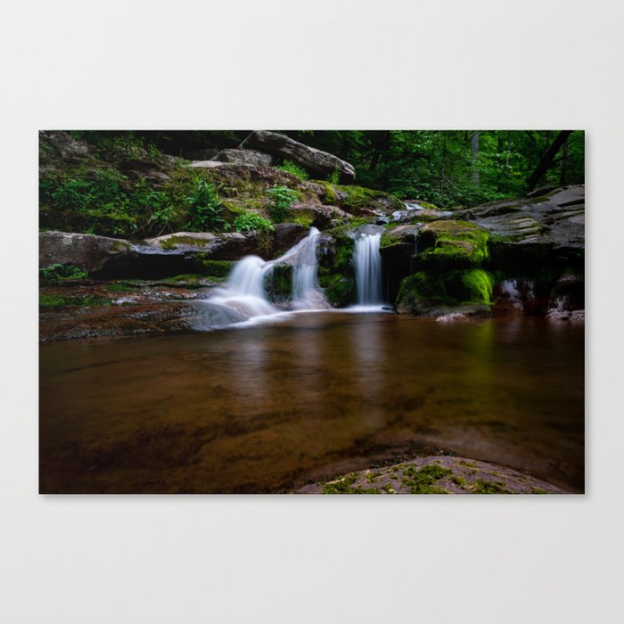 Catskill Waterfall Canvas Print by loganmyersphoto