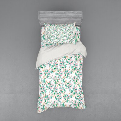 Duvet Cover Set East Urban Home Size: Twin Duvet Cover + 2 Additional Pieces