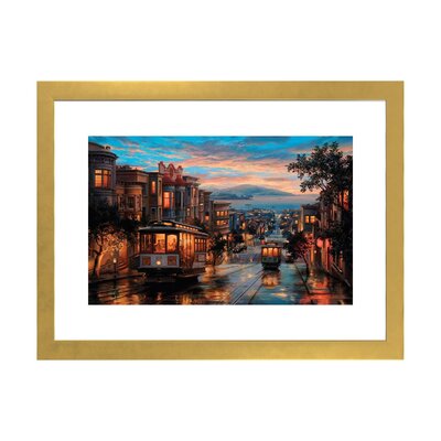 'Cable Car Heaven' - Photograph Print East Urban Home Format: Gold Paper, Matte Color: White, Size: 24