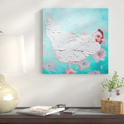 'Cockatoo Blanche' Canvas Art East Urban Home Size: 40