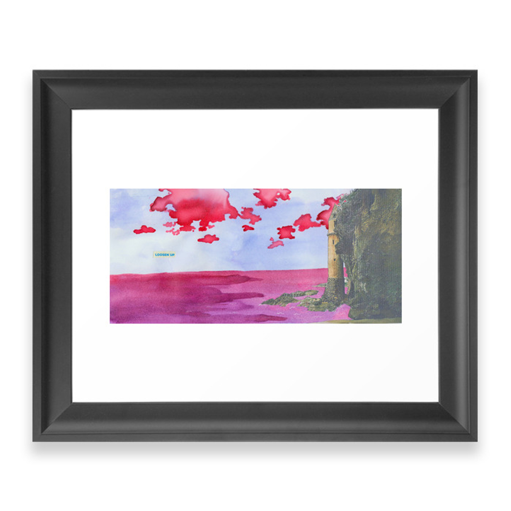 Loosen Up Framed Art Print by abiwhales