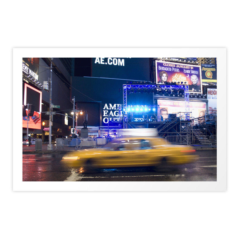 TAXI IN NYC Art Print by vaga