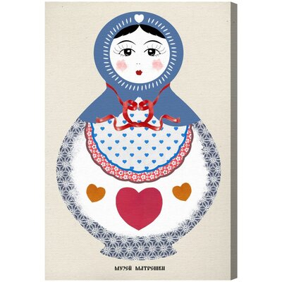 'Matryoshka' Graphic Art Print on Canvas Art Remedy Size: 36