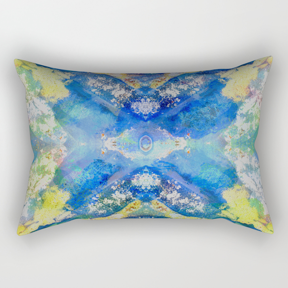 Kaleidoscope Awakening Rectangular Pillow by creativedesignsbycrissy