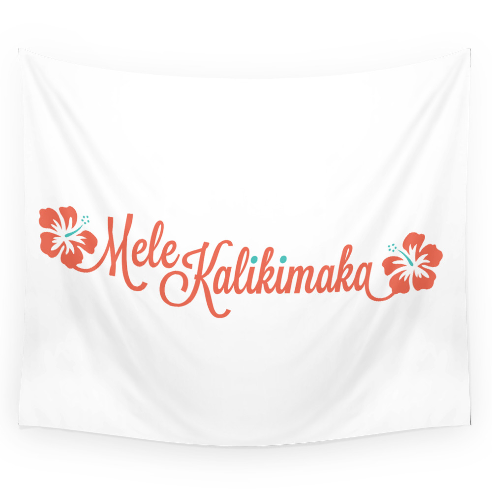 Mele Kalikimaka Wall Tapestry by pinapaper