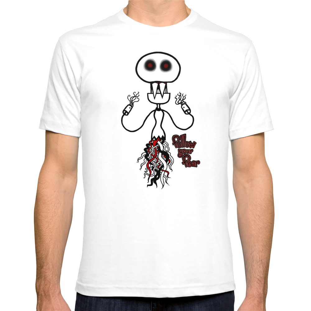 Follow Your Fear T-shirt by peopleandchairs