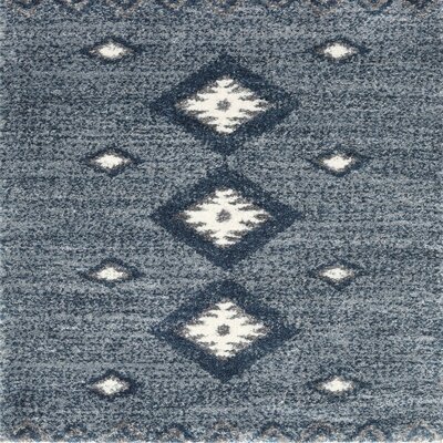 Contemporary Dark Gray Area Rug East Urban Home Rug Size: Square 8'