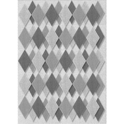 Casper Geometric Wool Gray Area Rug East Urban Home Rug Size: Rectangle 8' x 10'