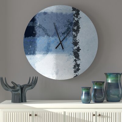 Waroona Wall Clock Ebern Designs Size: Small