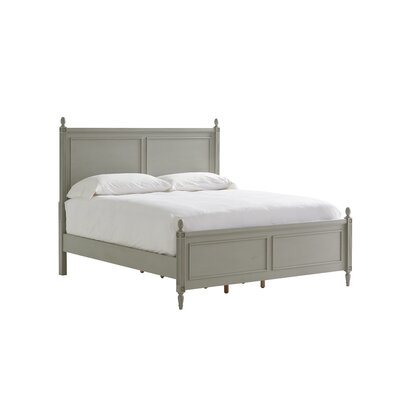 Aberforth Solid Wood Low Profile Standard Bed Birch Lane™ Color: Antique Gray, Size: Queen